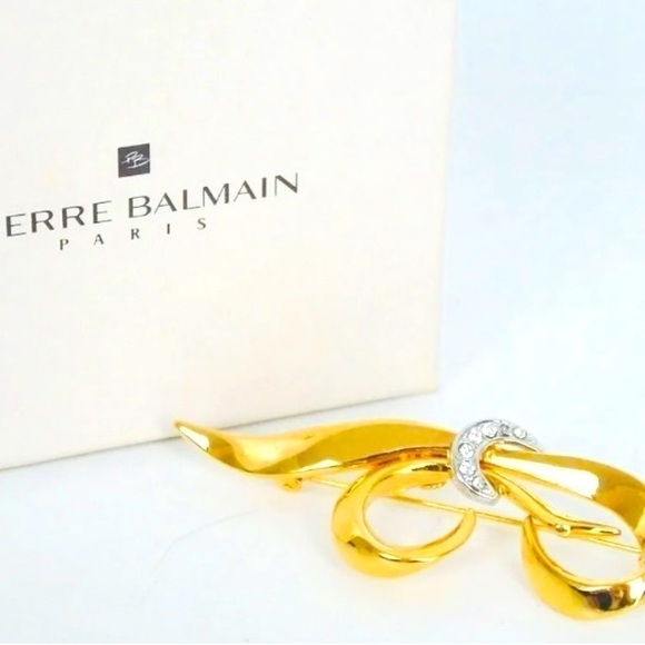 Vintage Pierre Balmain Paris Brooch Pin - Picture 8 of 12